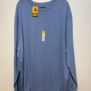 Carhartt Men's Long Sleeve Shirt in Slate Blue